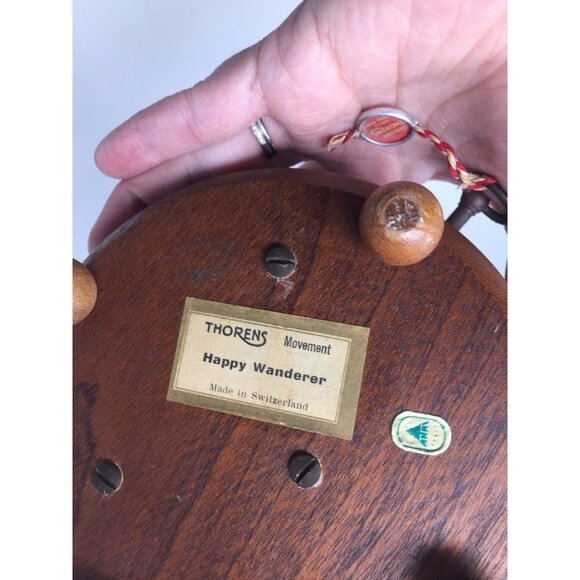 Vintage Genuine Thorens Swiss Music Work Music Box ''Happy Wanderer'' - Picture 12 of 16